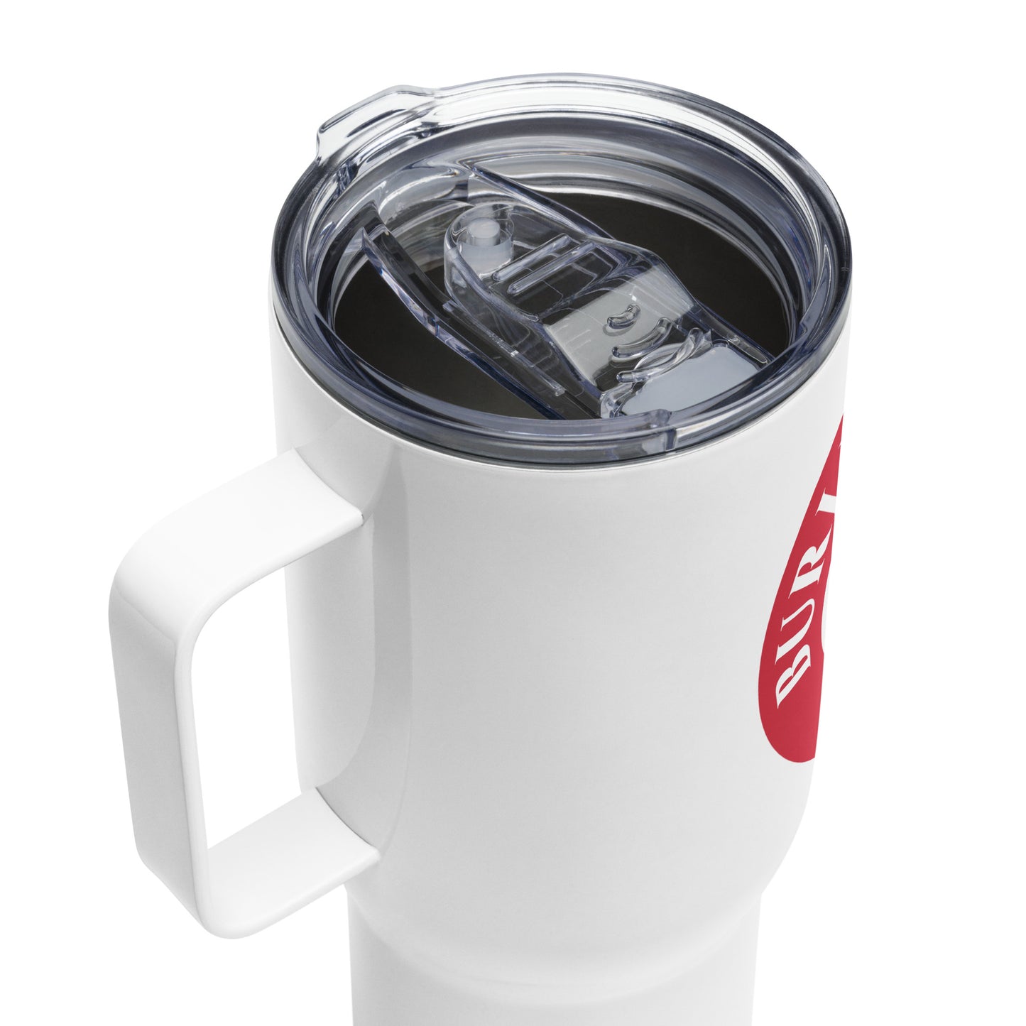 Travel mug with a handle Burlesque Brew Coffee