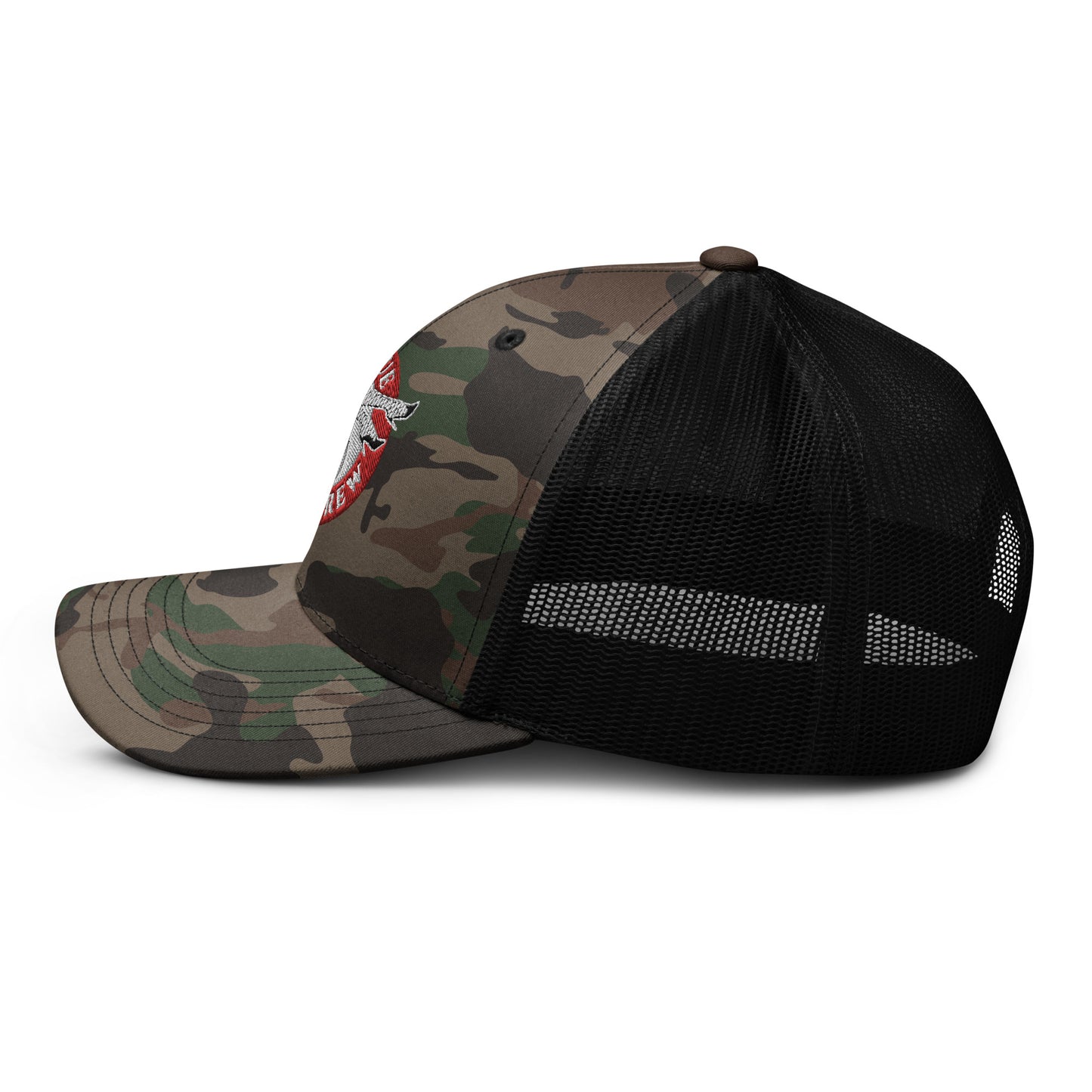 Camouflage Trucker Hat Burlesque Brew Coffee