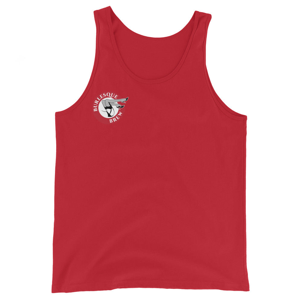 Men's Tank Top Red Burlesque Brew Coffee