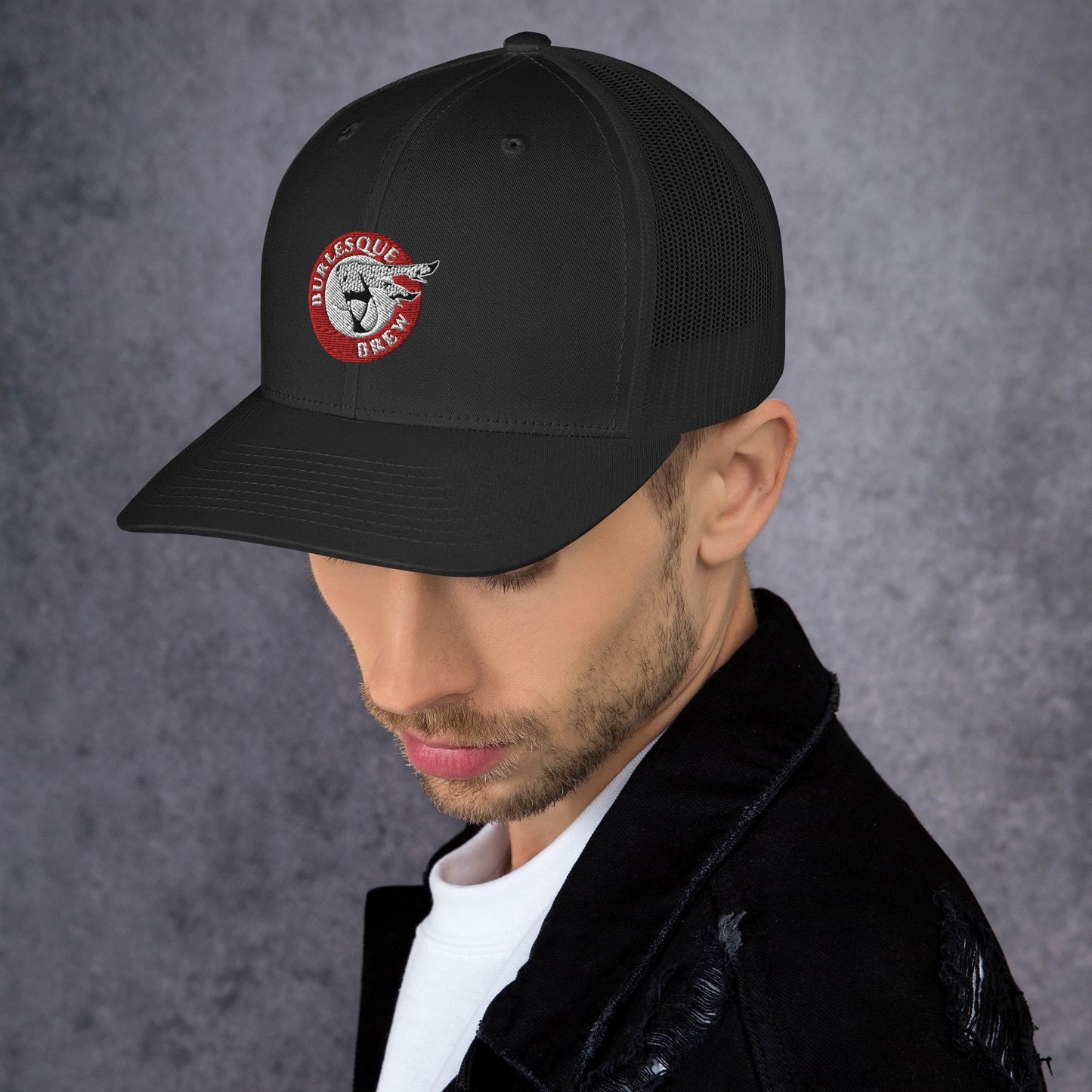 Trucker Cap Black Burlesque Brew Coffee