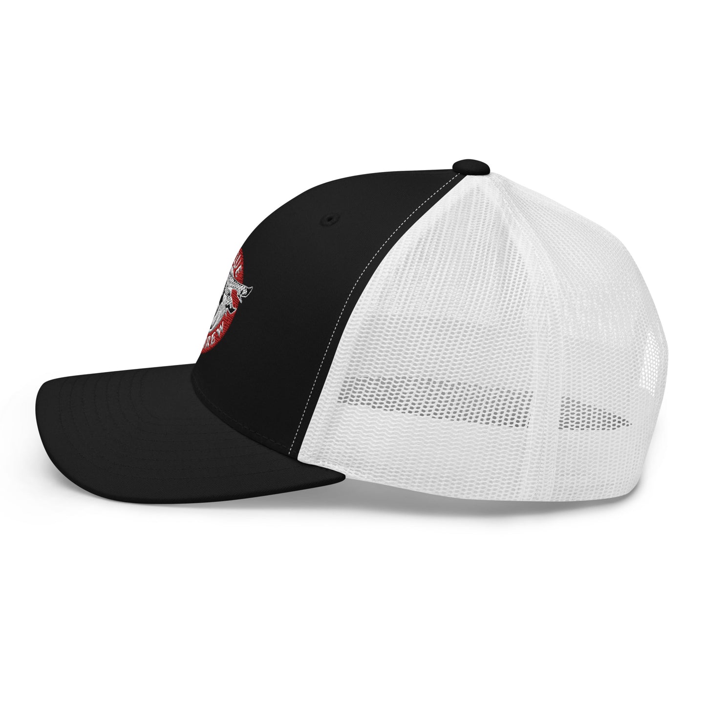 Trucker Cap Black/ White Burlesque Brew Coffee