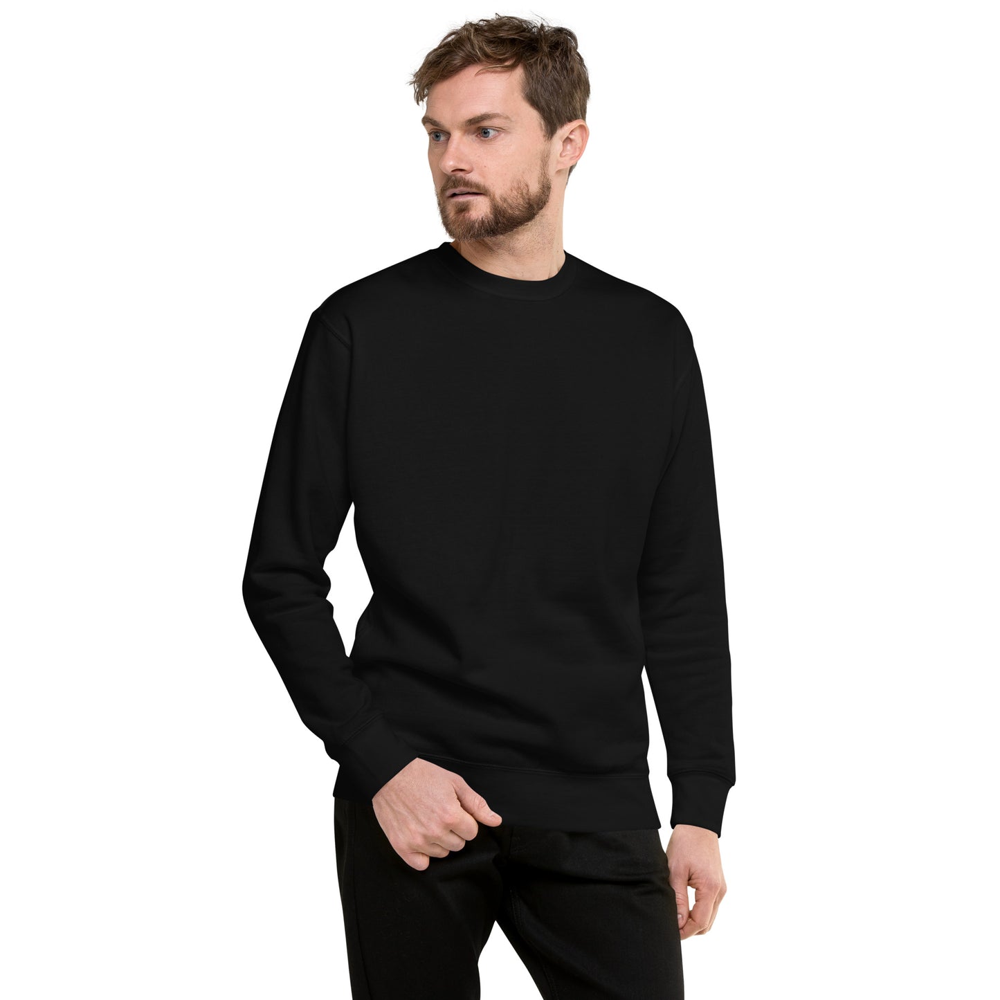 Premium Sweatshirt Back Print Burlesque Brew Coffee
