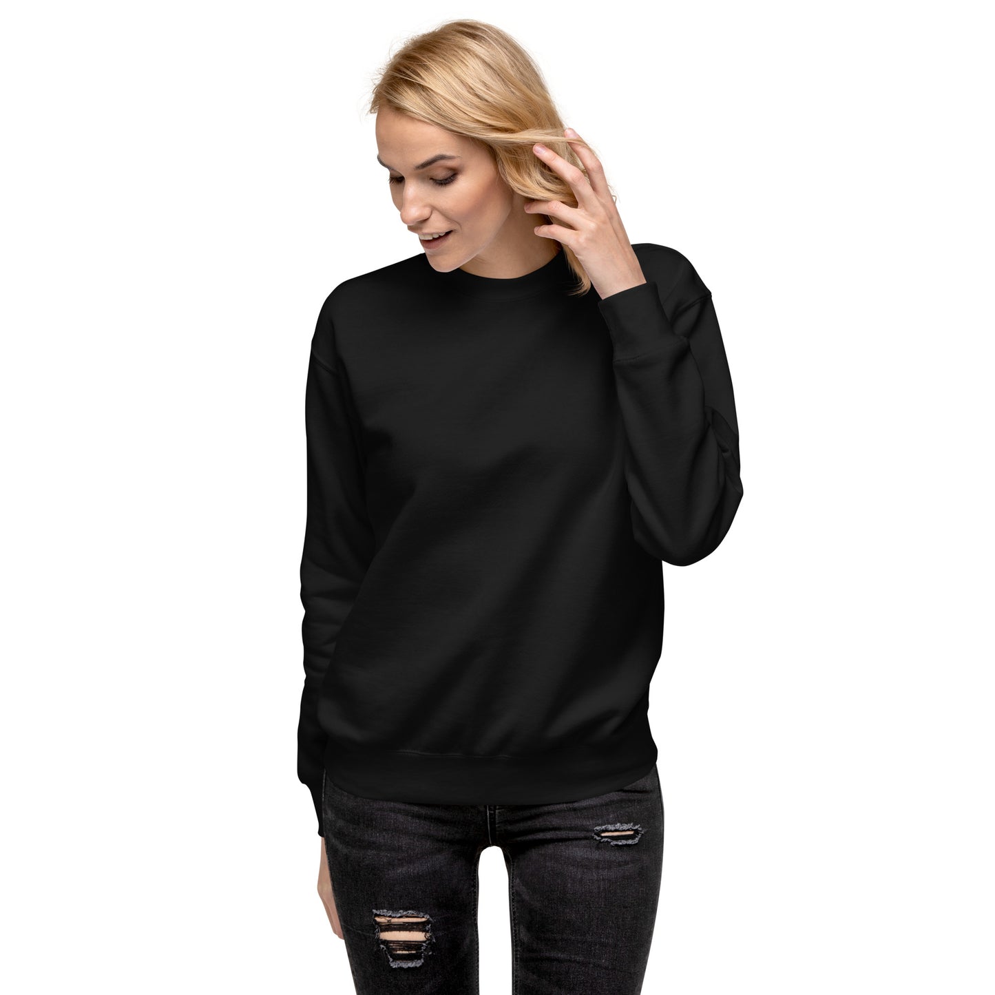 Premium Sweatshirt Back Print Burlesque Brew Coffee