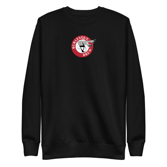 Unisex Premium Sweatshirt Black Burlesque Brew Coffee