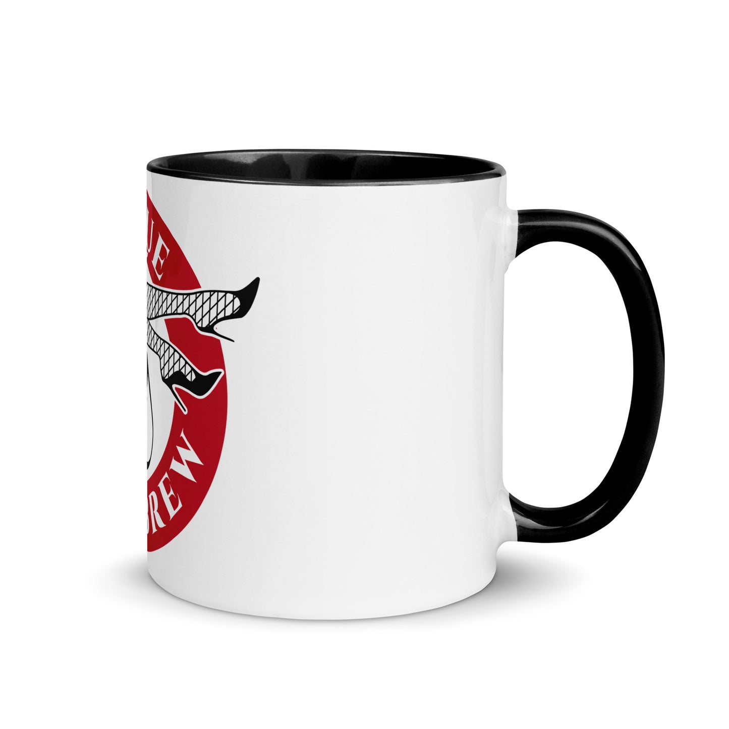 Mug with Color Inside Black 11oz Burlesque Brew Coffee