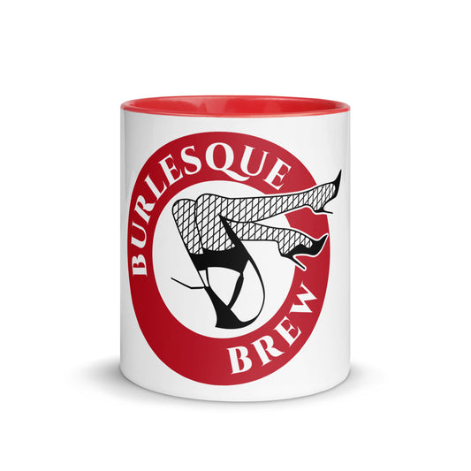 Mug with Color Inside Burlesque Brew Coffee