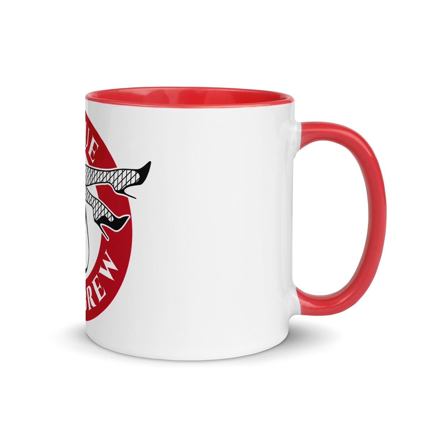 Mug with Color Inside Red 11oz Burlesque Brew Coffee