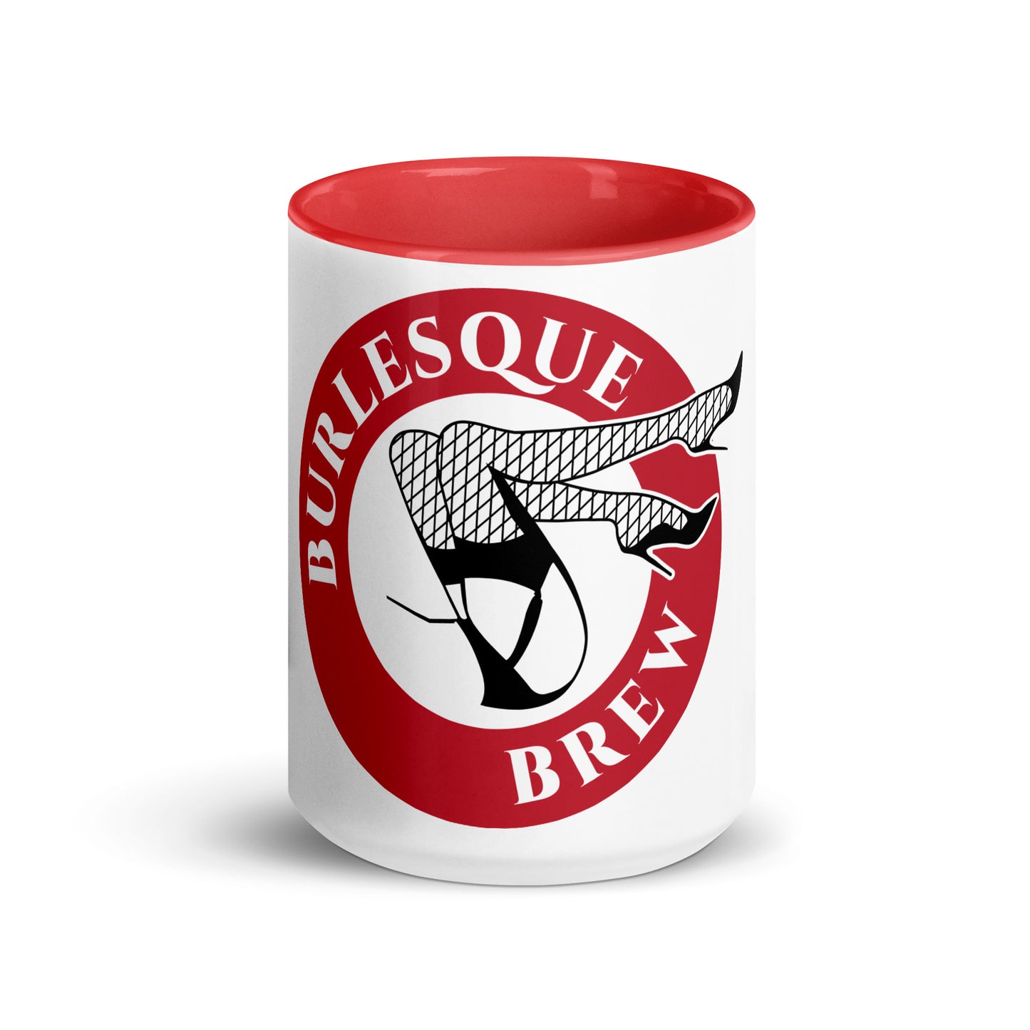Mug with Color Inside Burlesque Brew Coffee