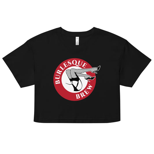 Women’s crop top Black Burlesque Brew Coffee