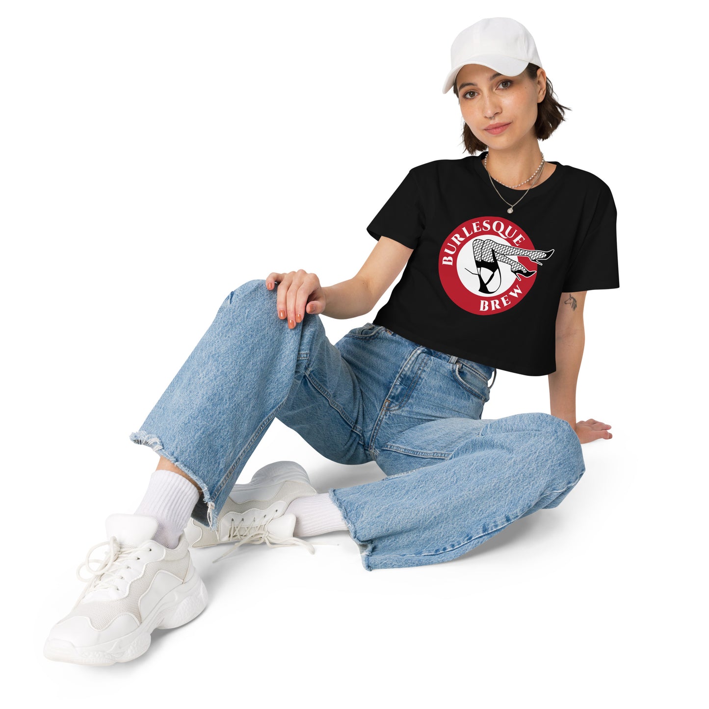 Women’s crop top Burlesque Brew Coffee